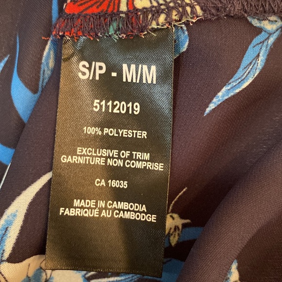 Tahari - Floral semi sheer kimono. size S/M - Picture 5 of 8